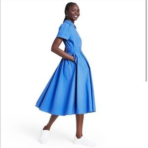 Alexis x target royal blue shirt dress size small